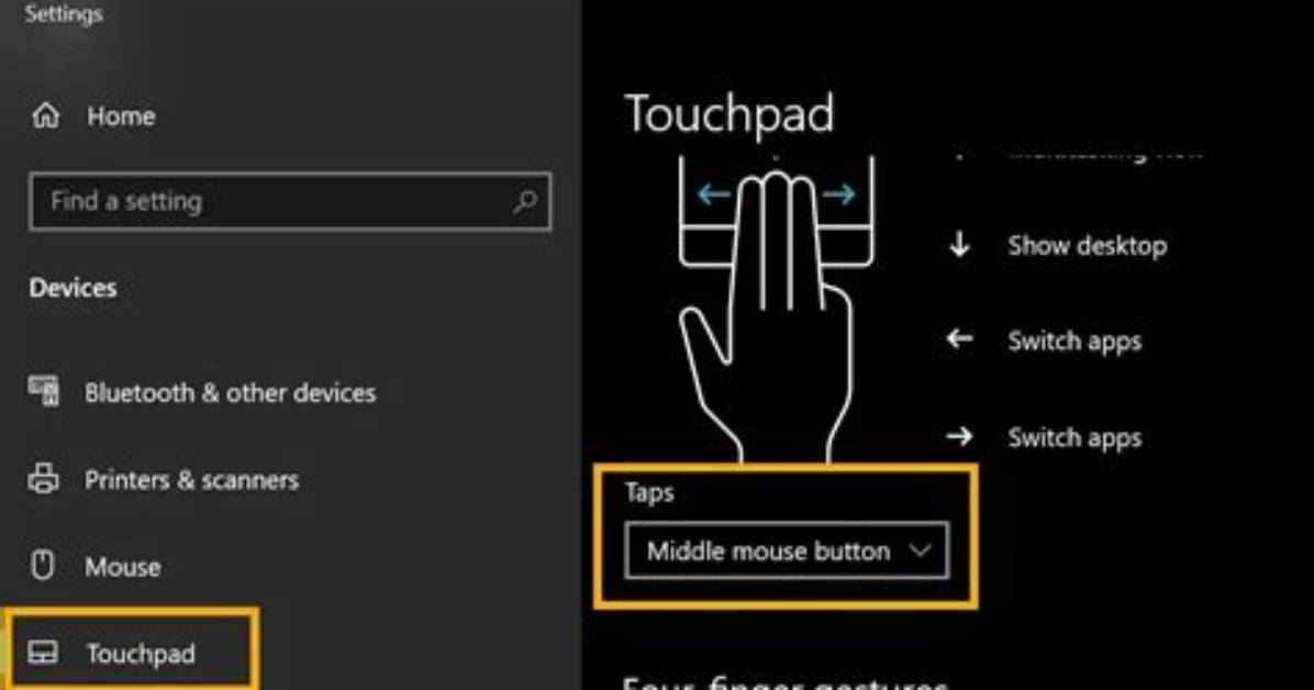 What Is Touchpad Equivalent to Mouse Middle Button Click