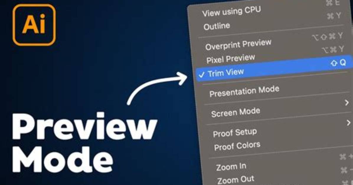 What Is Trim View in Illustrator?