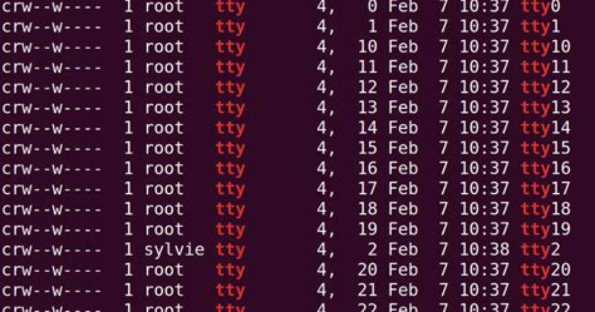 What Is Tty in Linux Process?