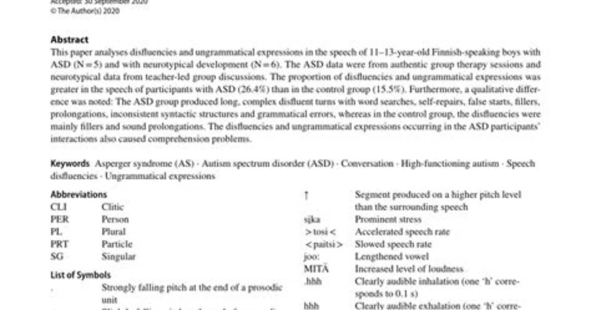 What Is Ungrammatical Speech?