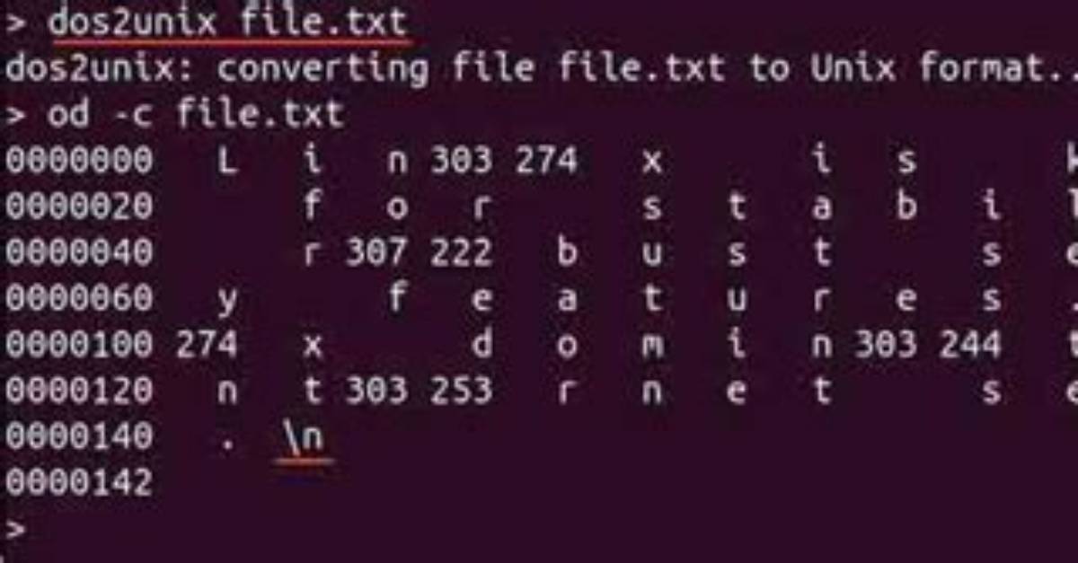 What Is Unix File Format?