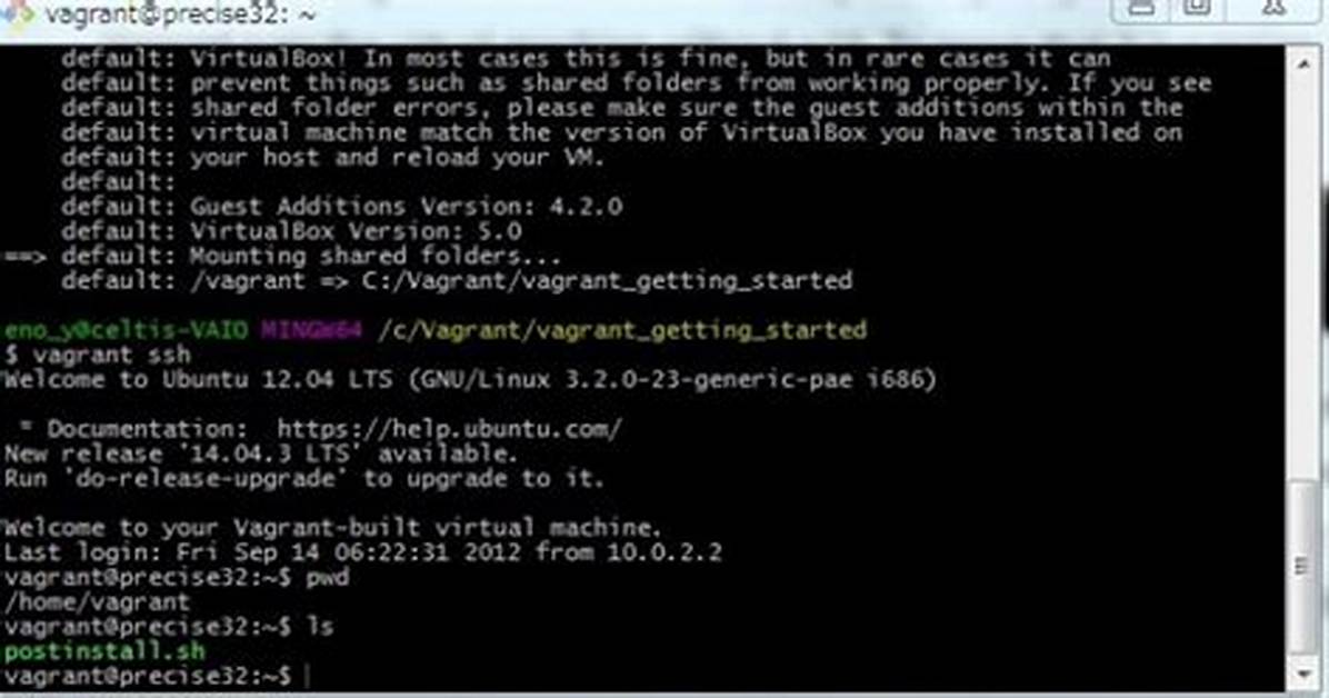 What Is Vagrant Ssh