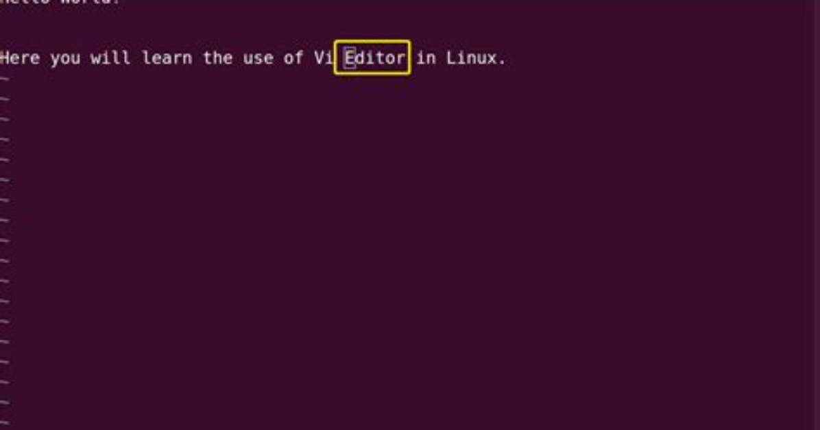 What Is Vi Command Linux?
