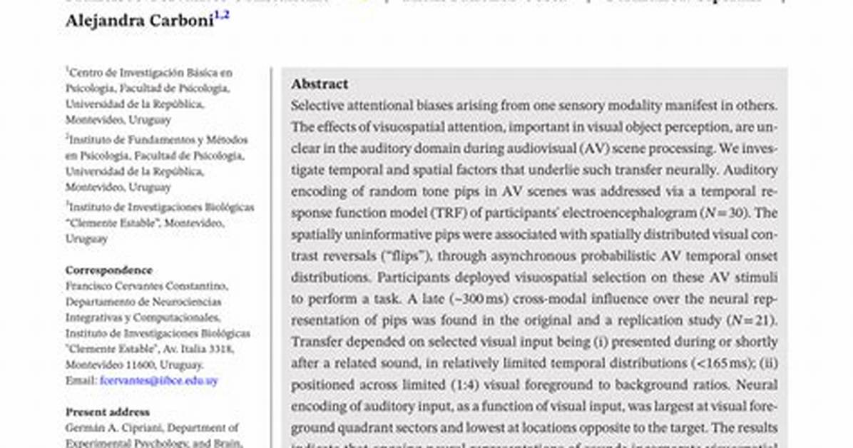 What Is Visuospatial Attention? | Contextresponse. Com