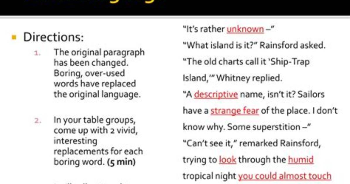 What Is Vivid Language?