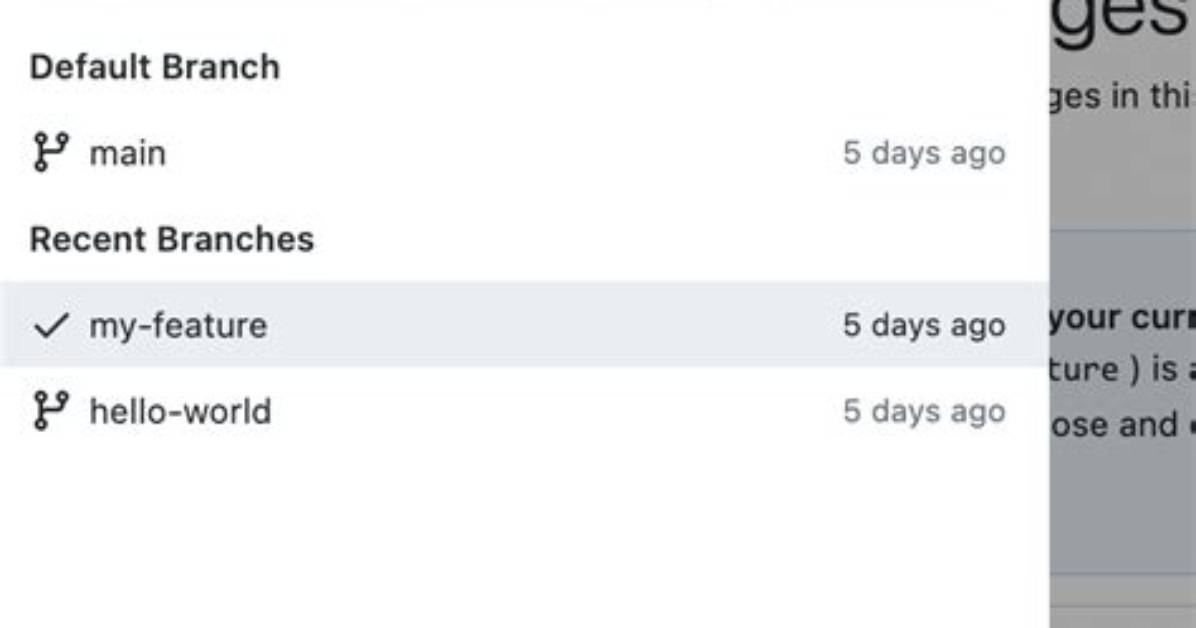 What Is Your Branch in Github