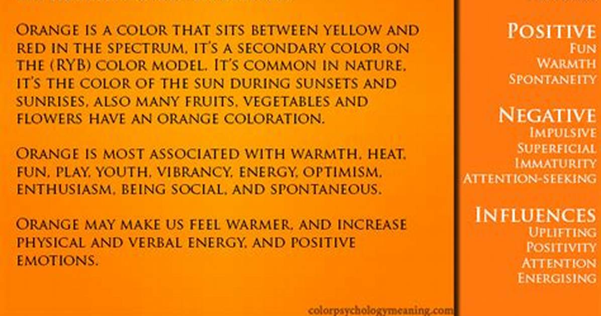What It Mean When Its Orange Outside?