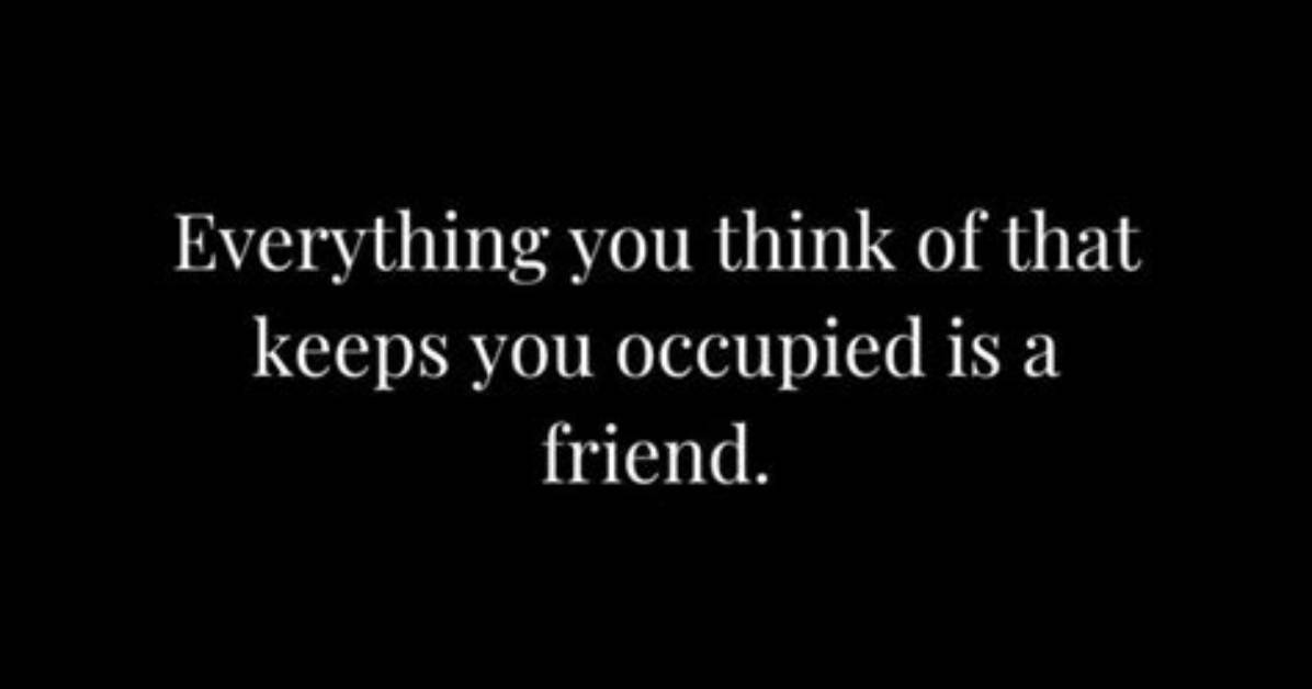 What Keeps You Occupied?