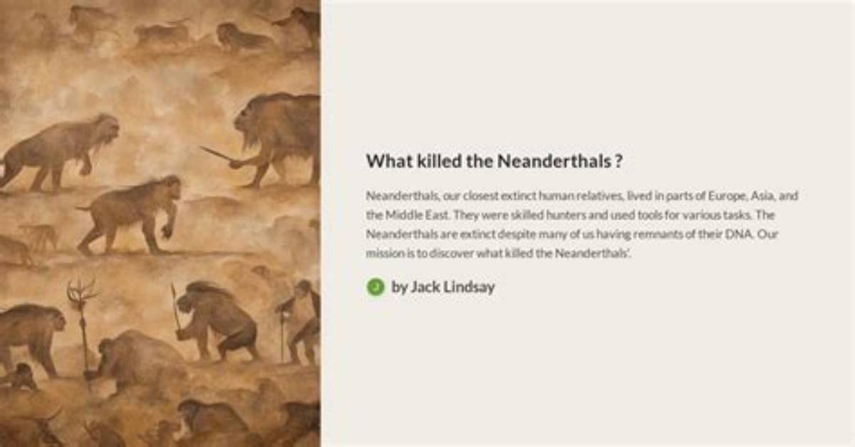 What Killed Neanderthals?