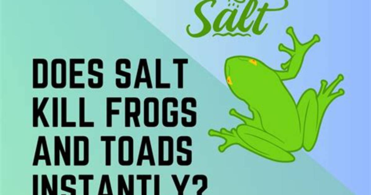 What Kills Frogs Instantly