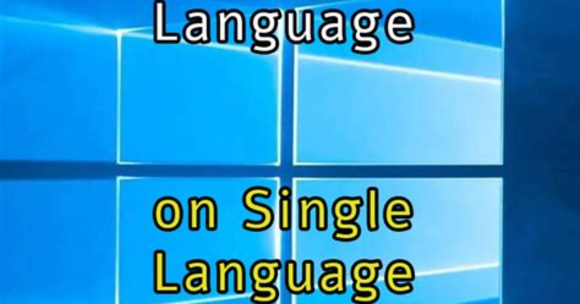 What Language Does Windows 10 Use?