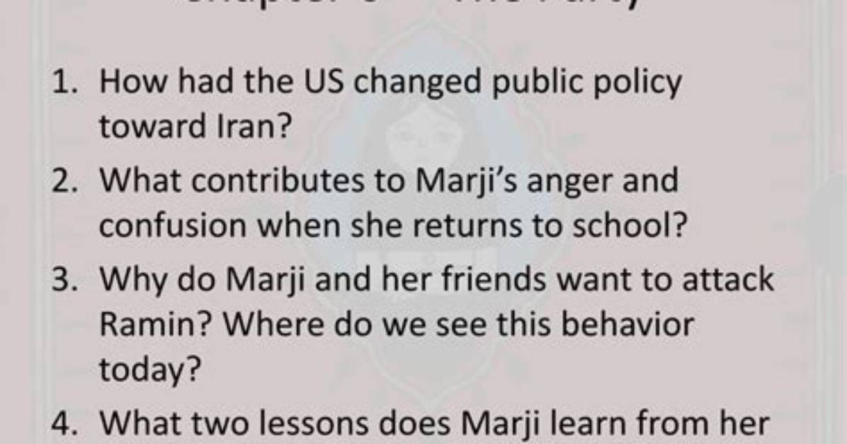 What Lessons Does Marji Learn About Truth?