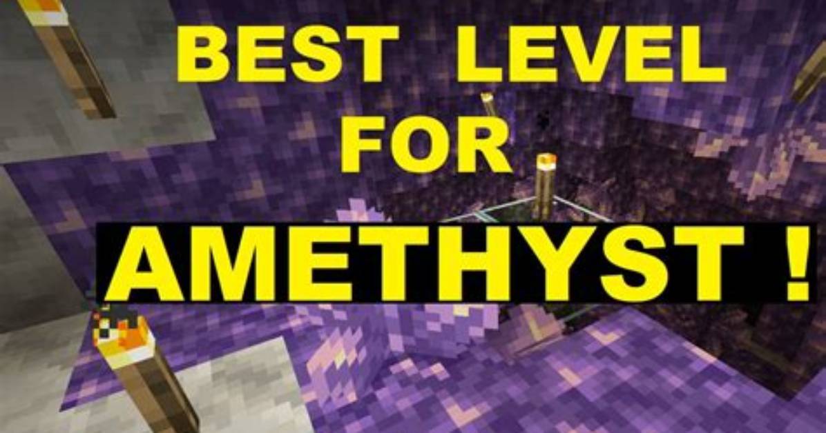 What Level Does Amethyst Spawn Minecraft