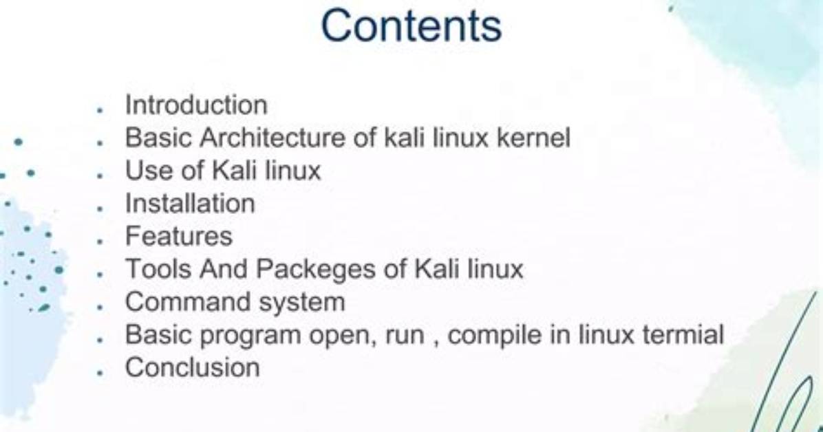 What Linux Kernel Does Kali Use?