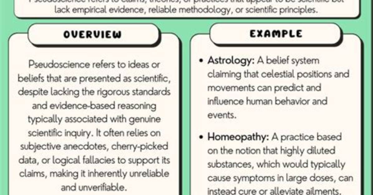 What Makes a Pseudoscience