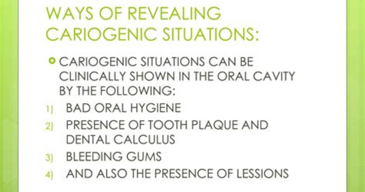 What Means Cariogenic