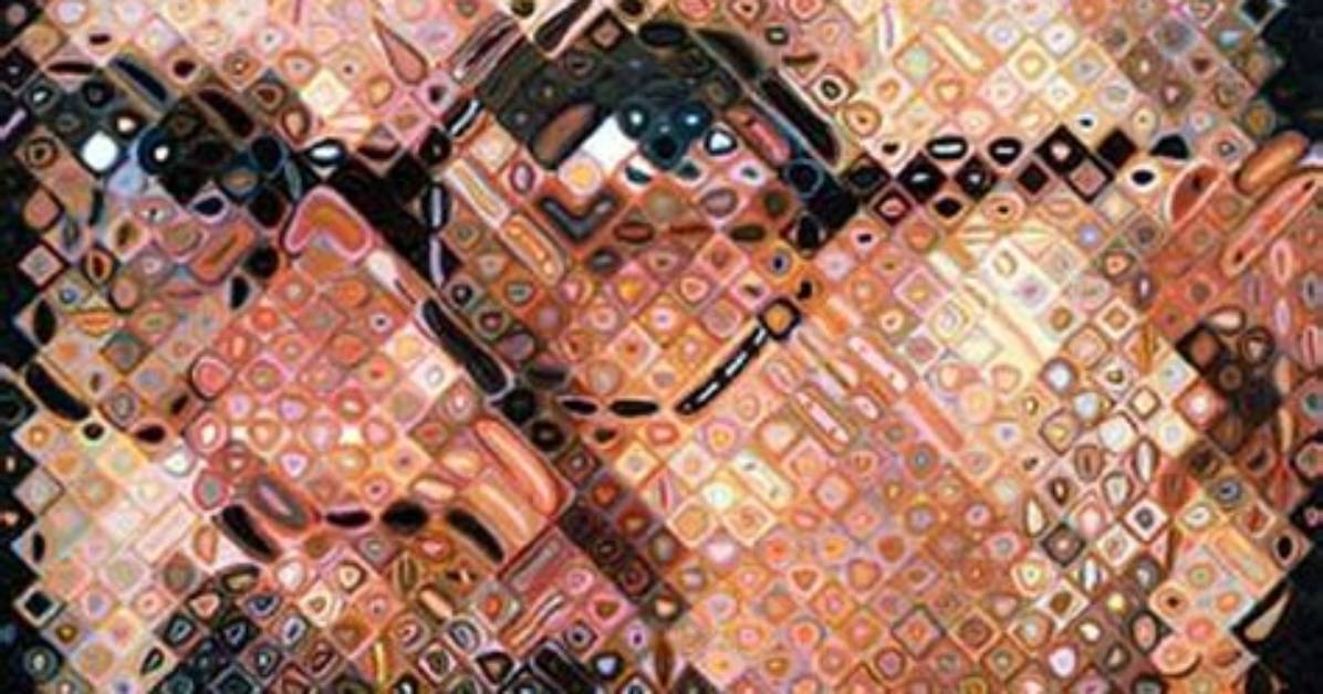 What Media Does Chuck Close Use