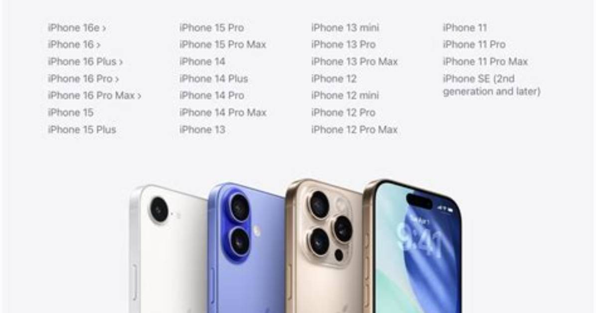 What Models Can Get iOS 13?