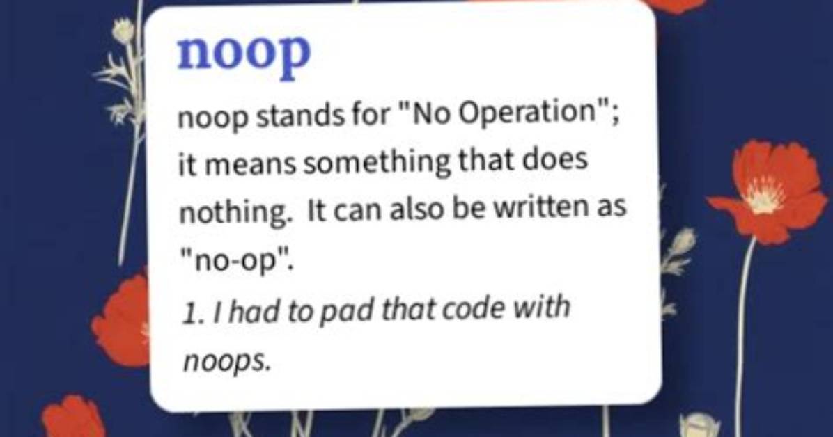 What Noop Means
