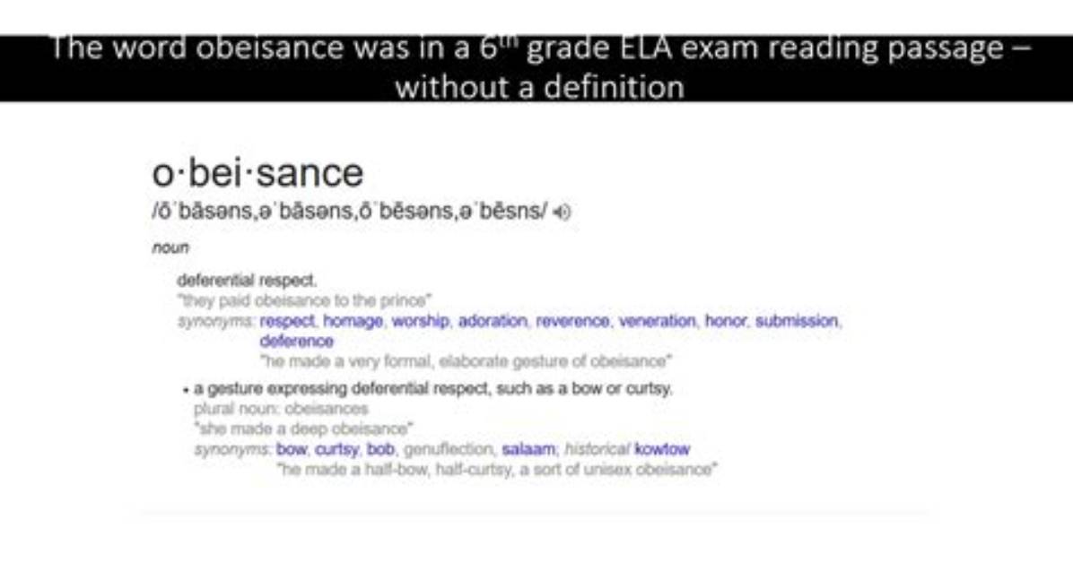 What Obeisance Means?