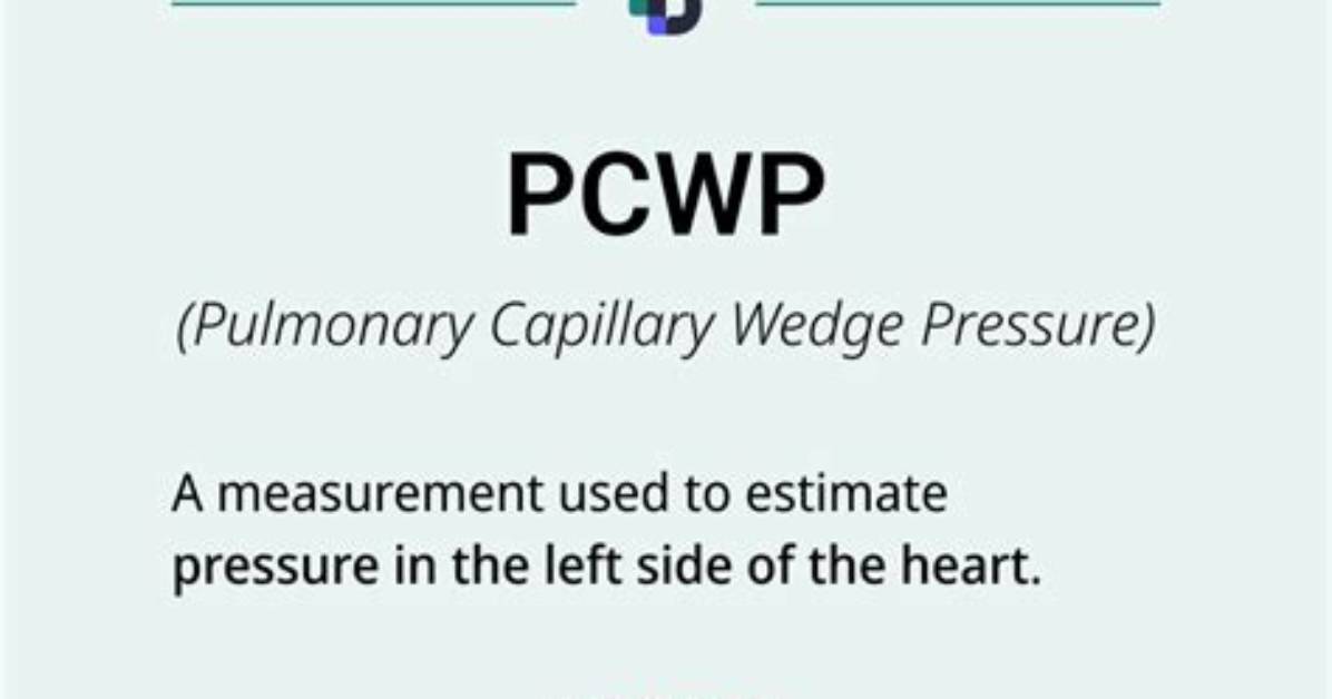 What Pcwp Means