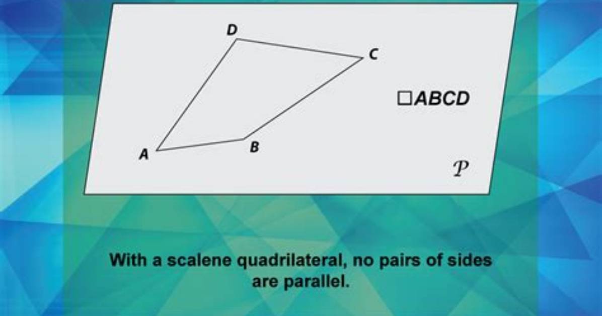 What Quadrilateral Has No Parallel Sides?