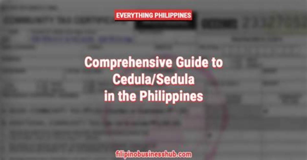 What's a Cedula Number?