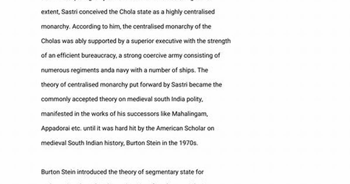 What's a Centralised State?