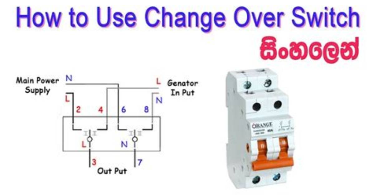 What's a Change over Switch?