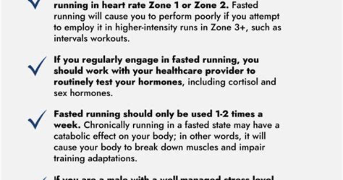What's a Fasted Run?