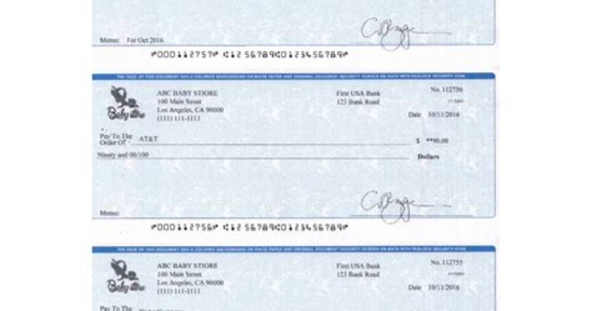 What's a Preprinted Check?