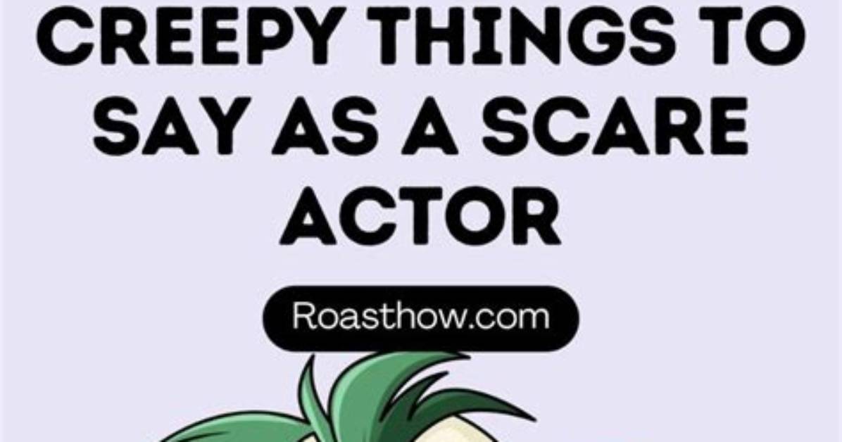 What's a Scare Actor?