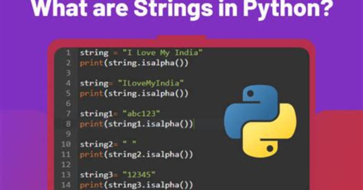What's a String in Python?