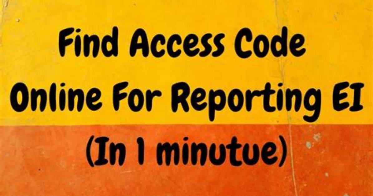 What's an Ei Access Code?