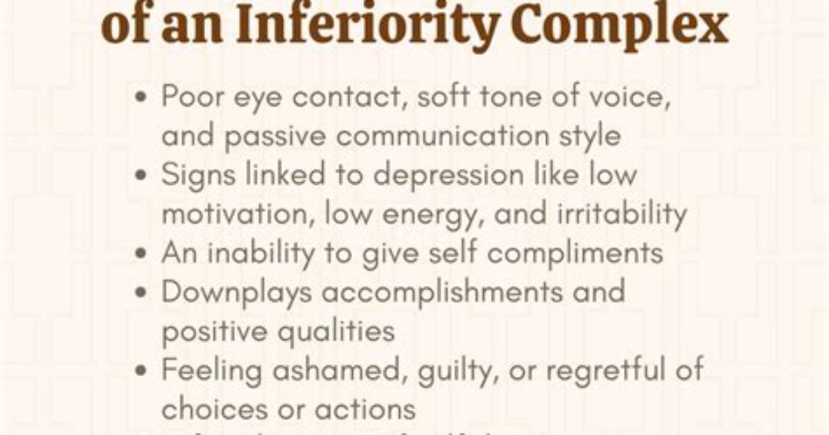 What's an Inferiority Complex?