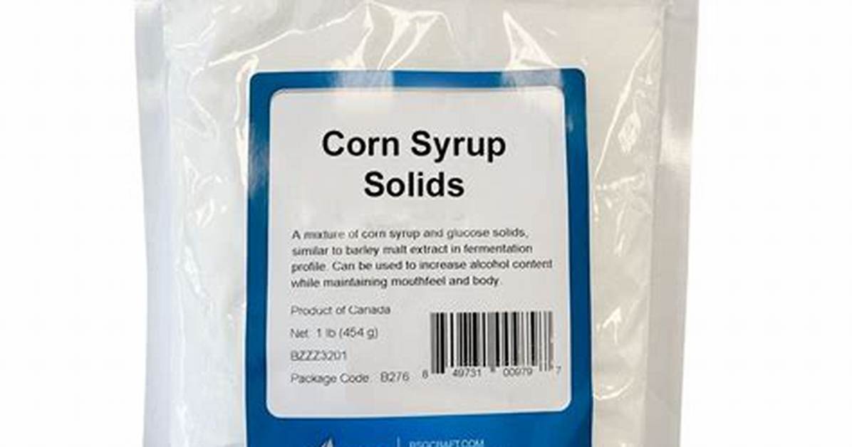 What's Corn Syrup Solids?