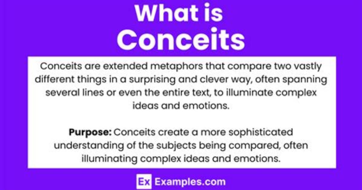 What's Does Conceit Mean?