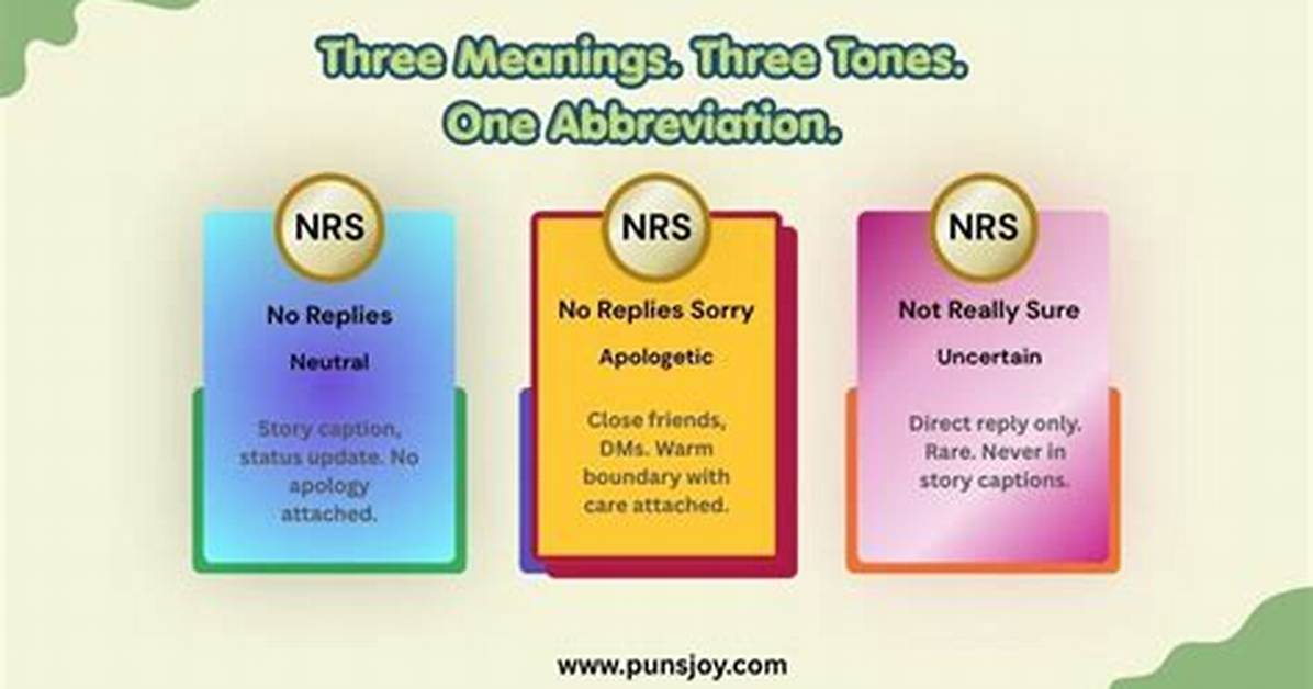 What's Does Nrs Mean?