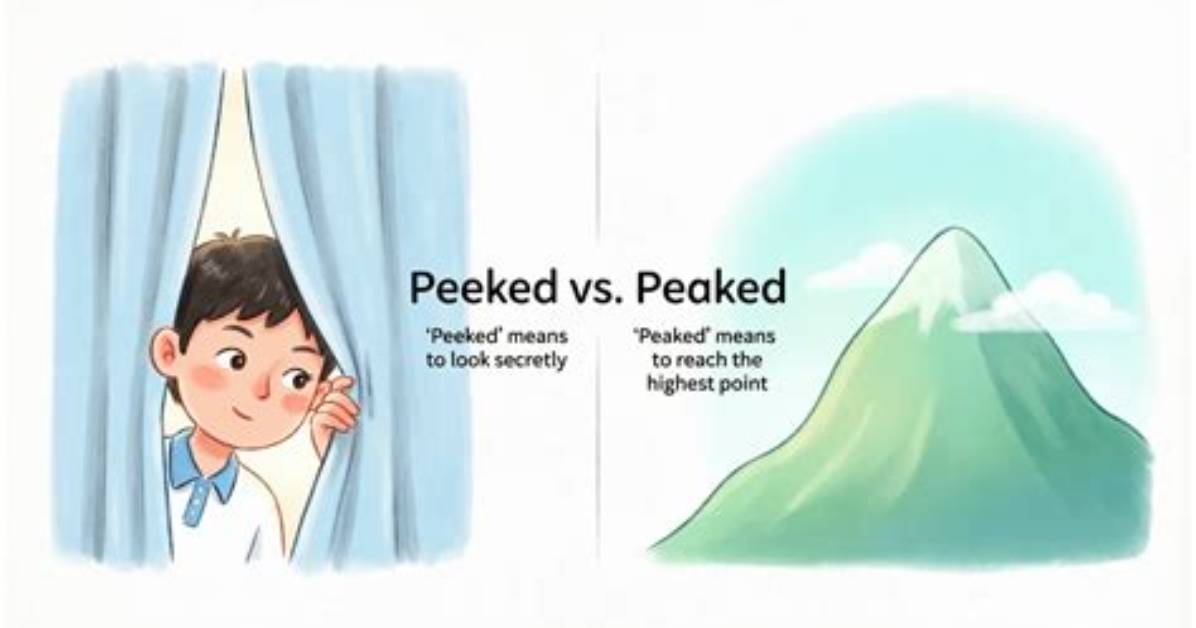 What's Does Peaked Mean?