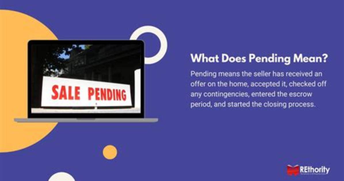 What's Does Pending Mean