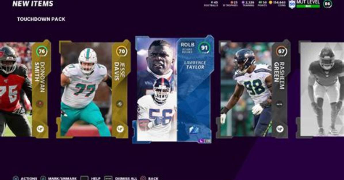 What's in a Touchdown Pack Madden 21?