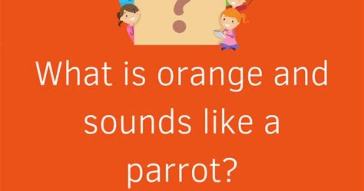 What’s Orange and Sounds Like a Parrot? [Riddle Answers]
