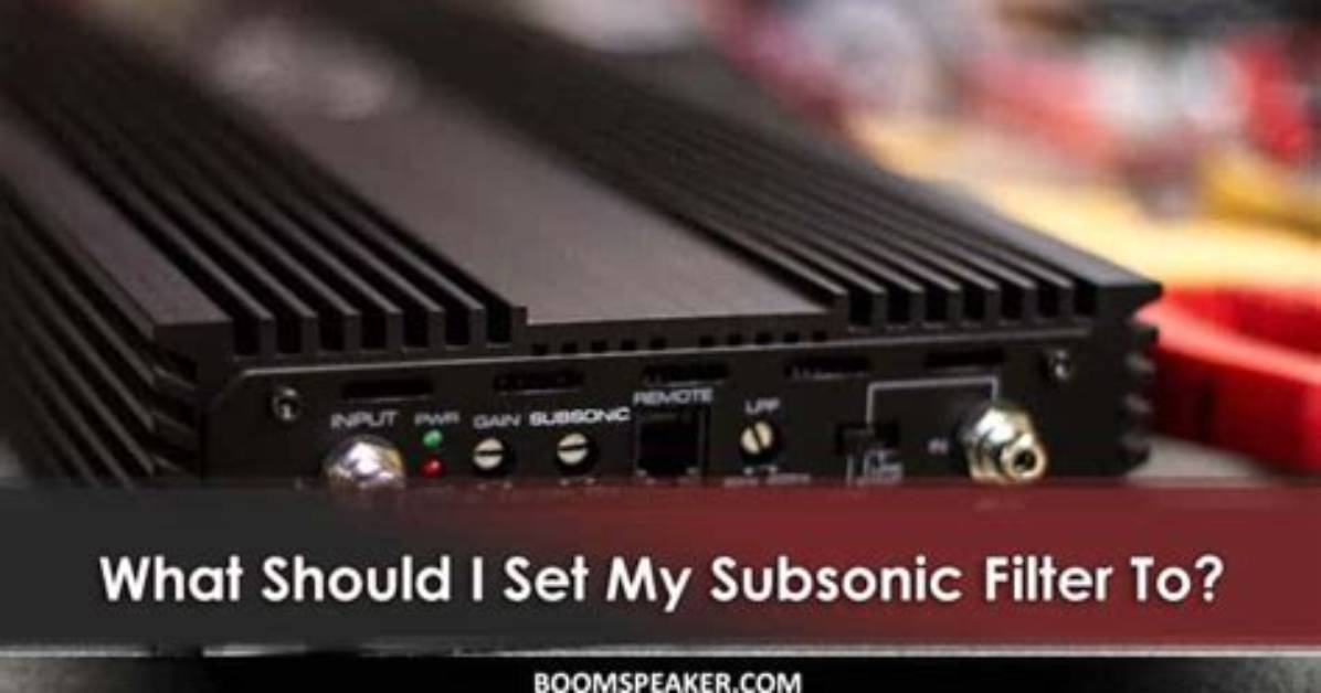 What's Subsonic Filter on an Amp?