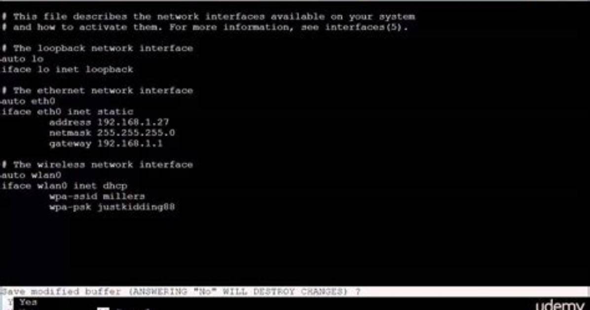 What's the Default /Etc/Network/Interfaces?