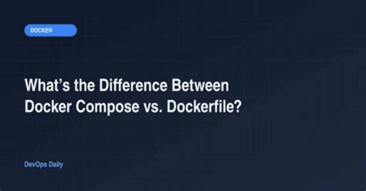 What's the Difference Between Docker Compose and Kubernetes?
