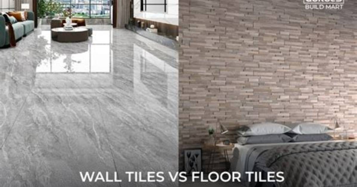 What's the Difference Between Floor Tiles and Wall Tiles