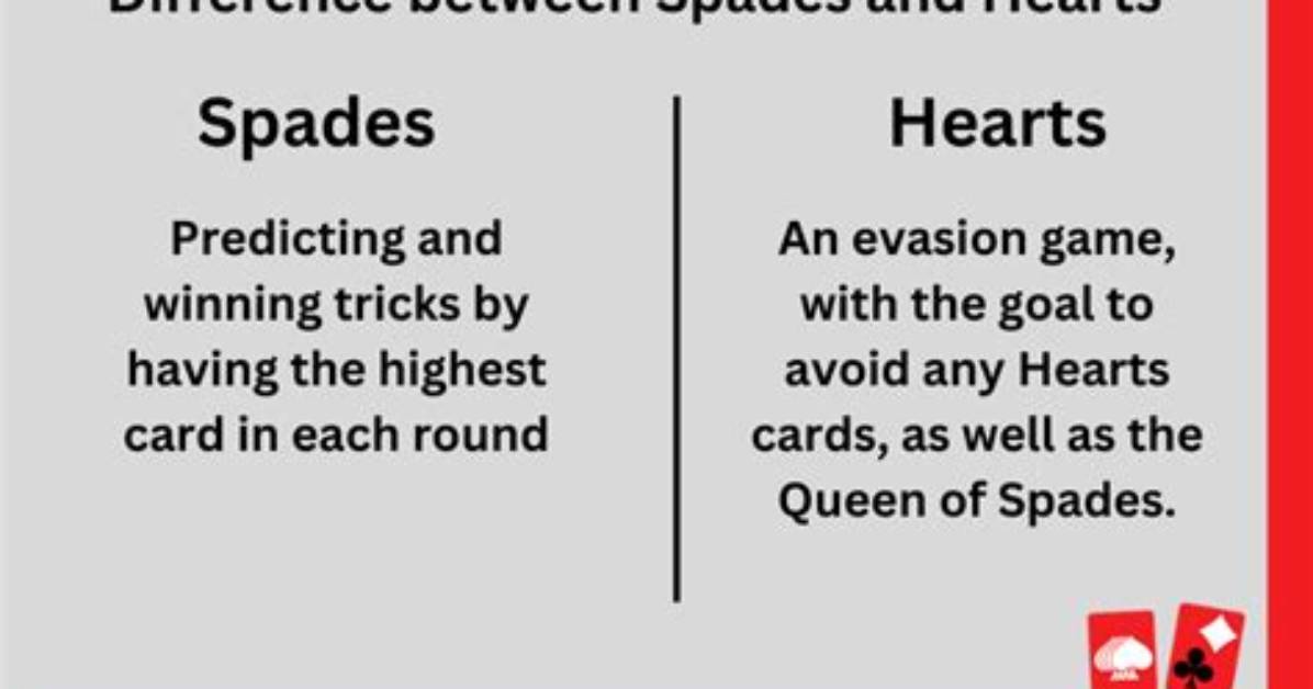 What's the Difference Between Hearts and Spades?