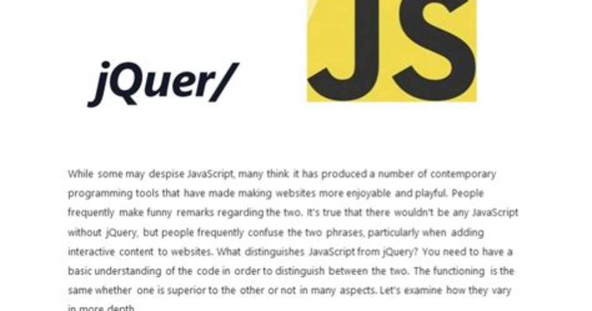 What's the Difference Between jQuery's replaceWith() and Html()?