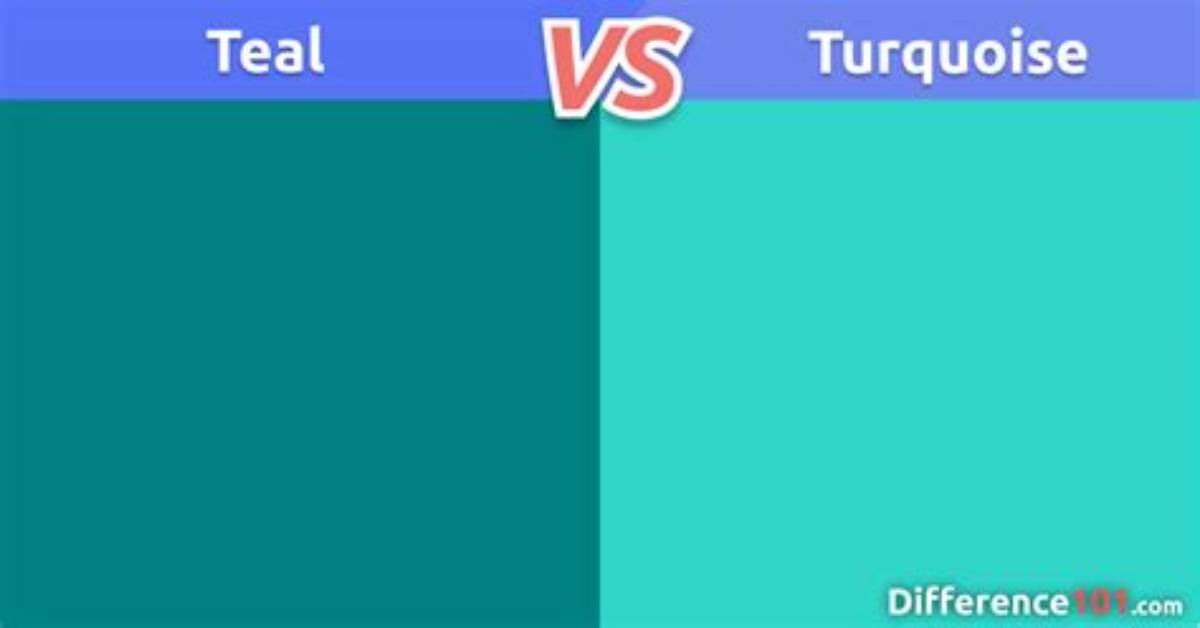 What's the Difference Between Teal and Aqua?