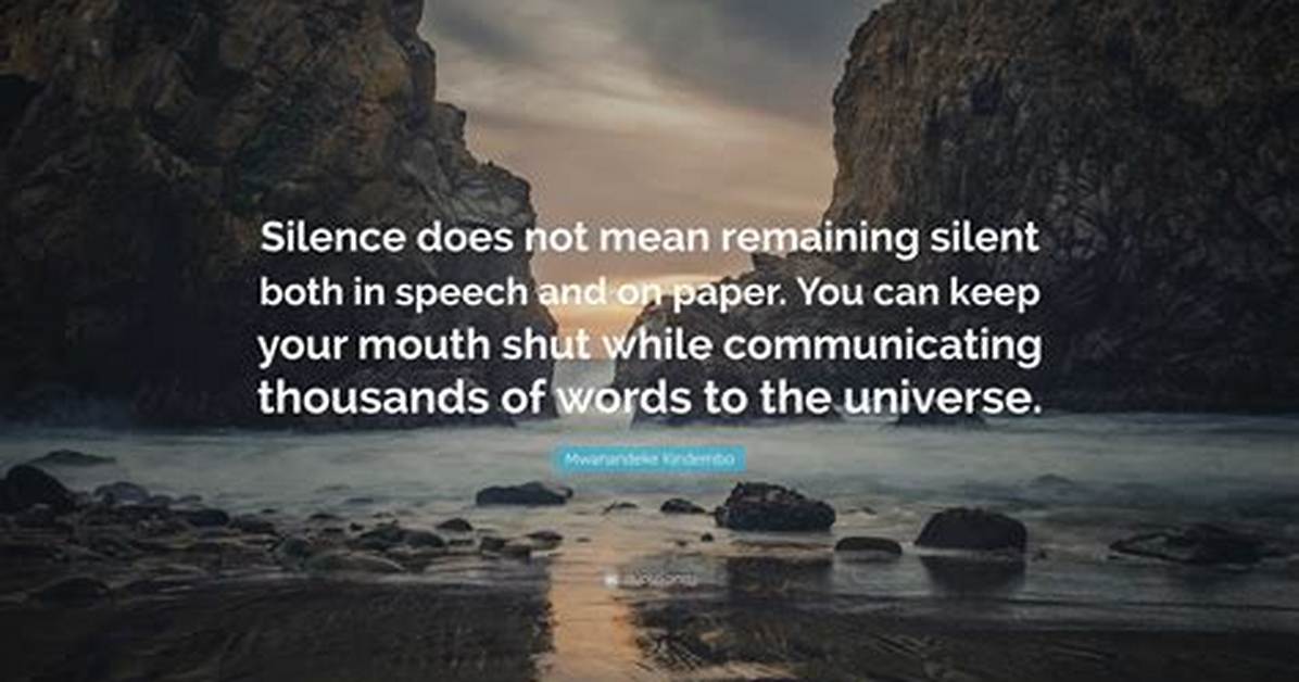What Silence Does to the Dumper?